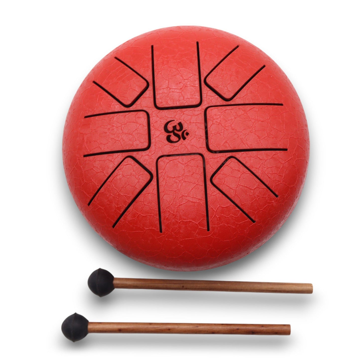 Steel Tongue Happy Drums Om Red- 16cm