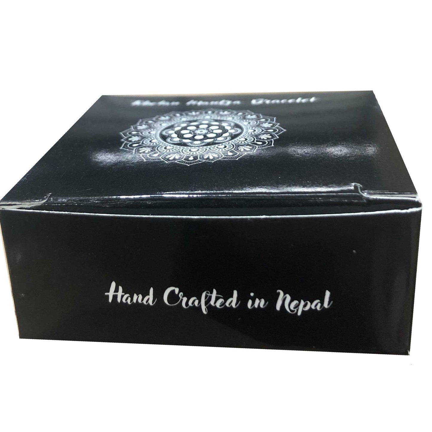 Copper Tibetan Bracelet - Slim Tribal Swirls