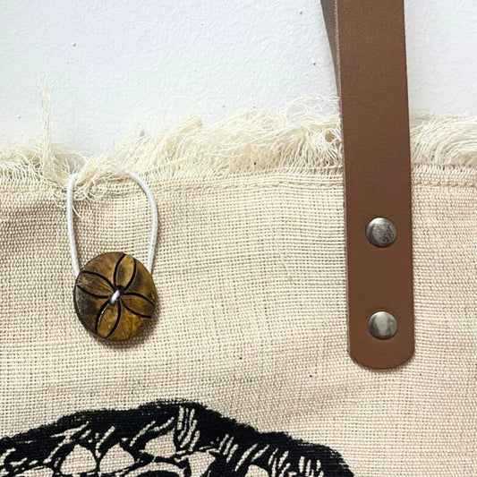 Natural Tote Bag Leather Handle - Inspiration