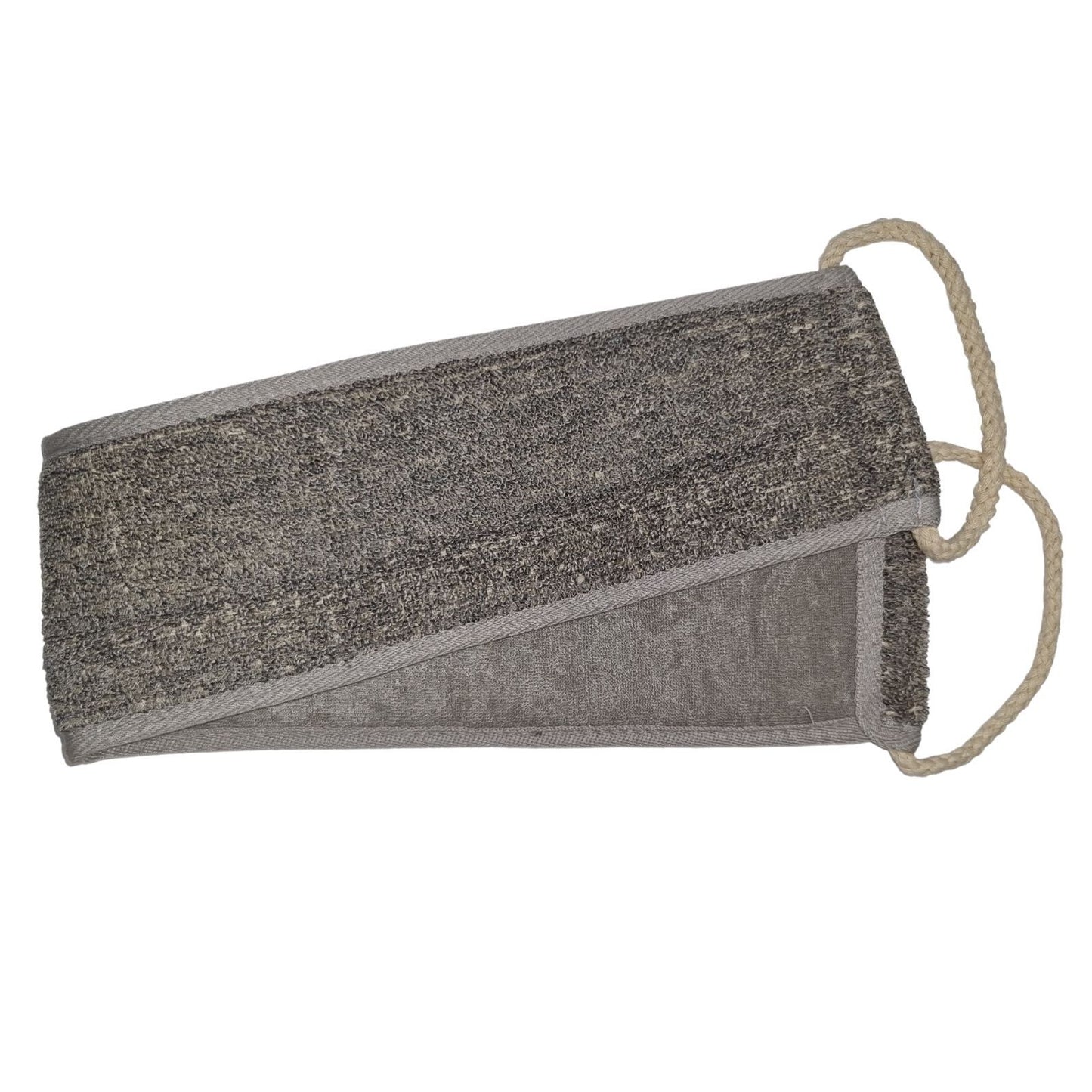 Bamboo & Linen Back Strap  - Charcoal