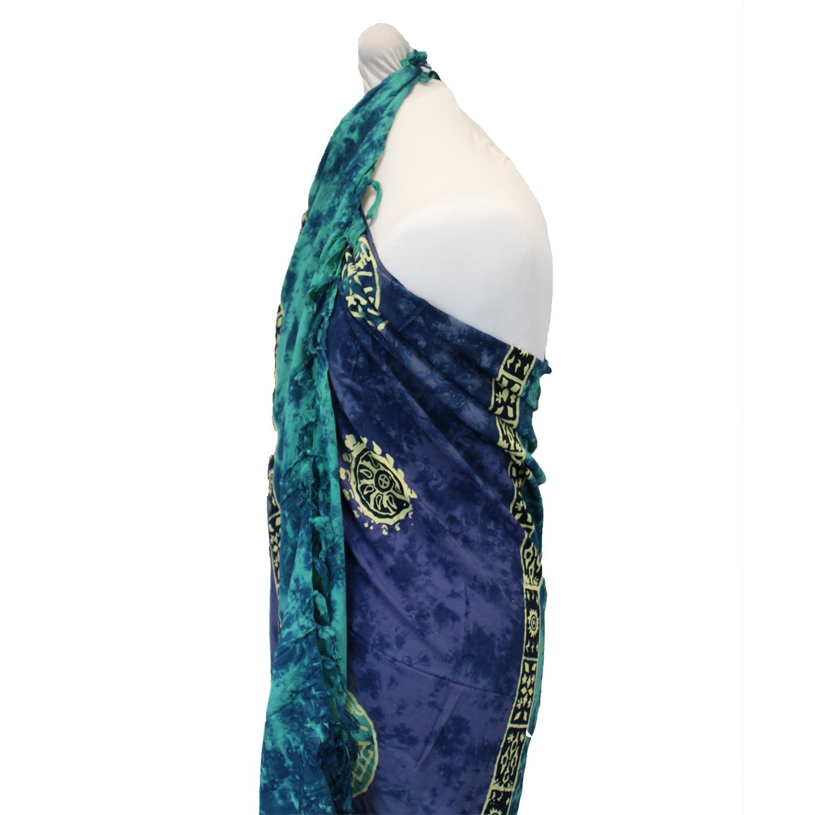 1x Bali Celtic Sarongs - Lucky Coins (4 Assorted Colours)