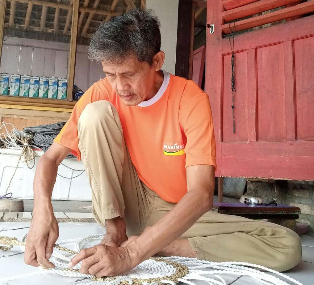 Oval Seagrass Black, White & Tan - Classic - 60x120cm