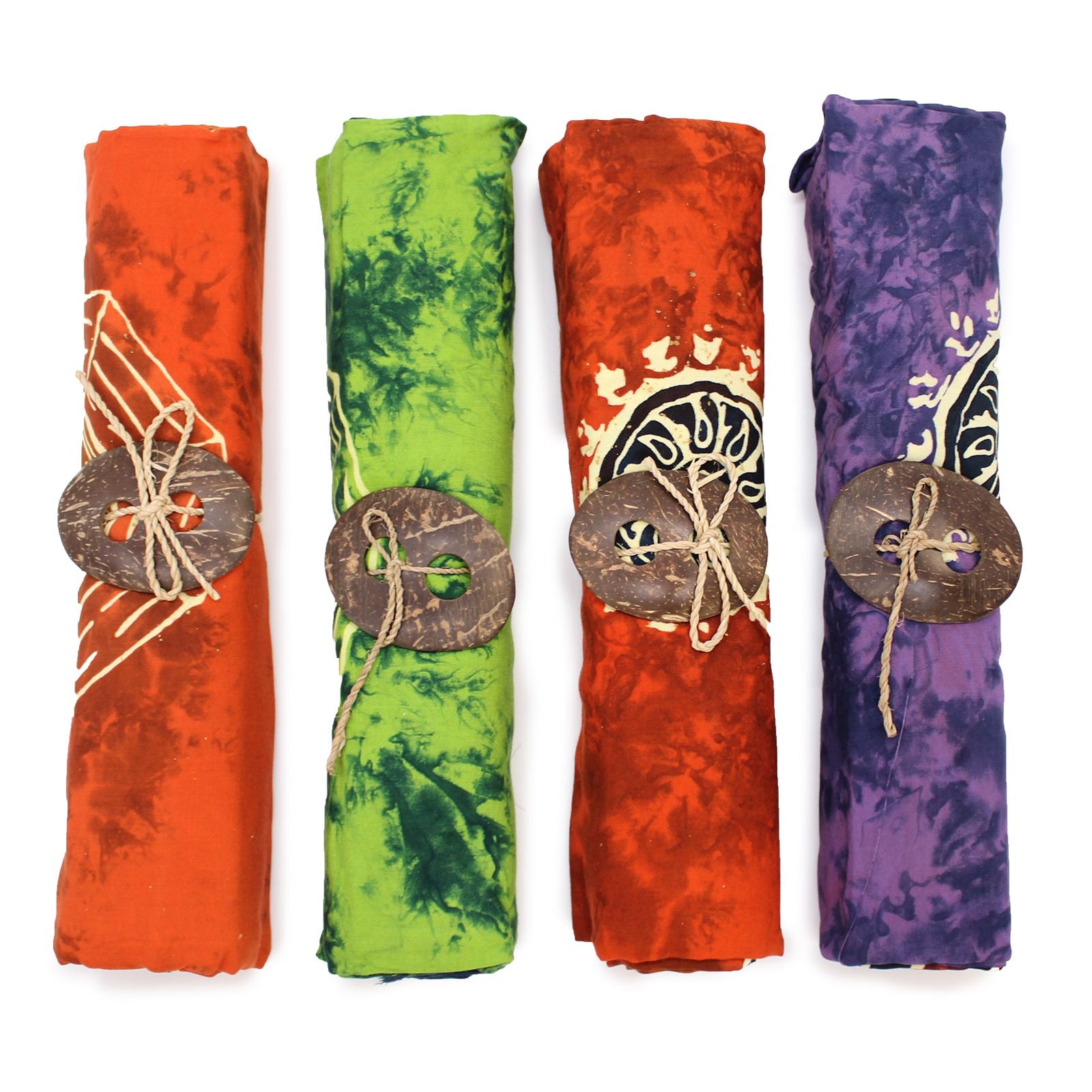1x Bali Celtic Sarongs - Yin & Yang (4 Assorted Colours)