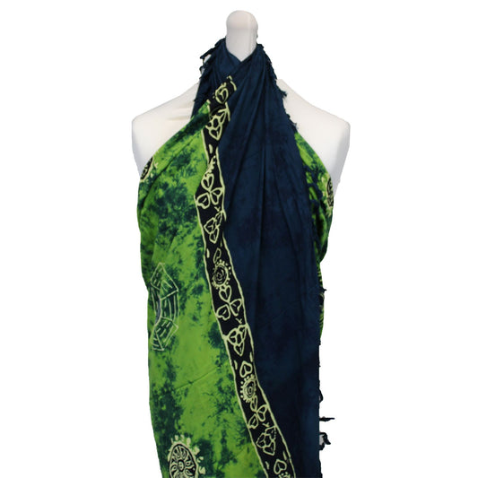 1x Bali Celtic Sarongs - Yin & Yang (4 Assorted Colours)