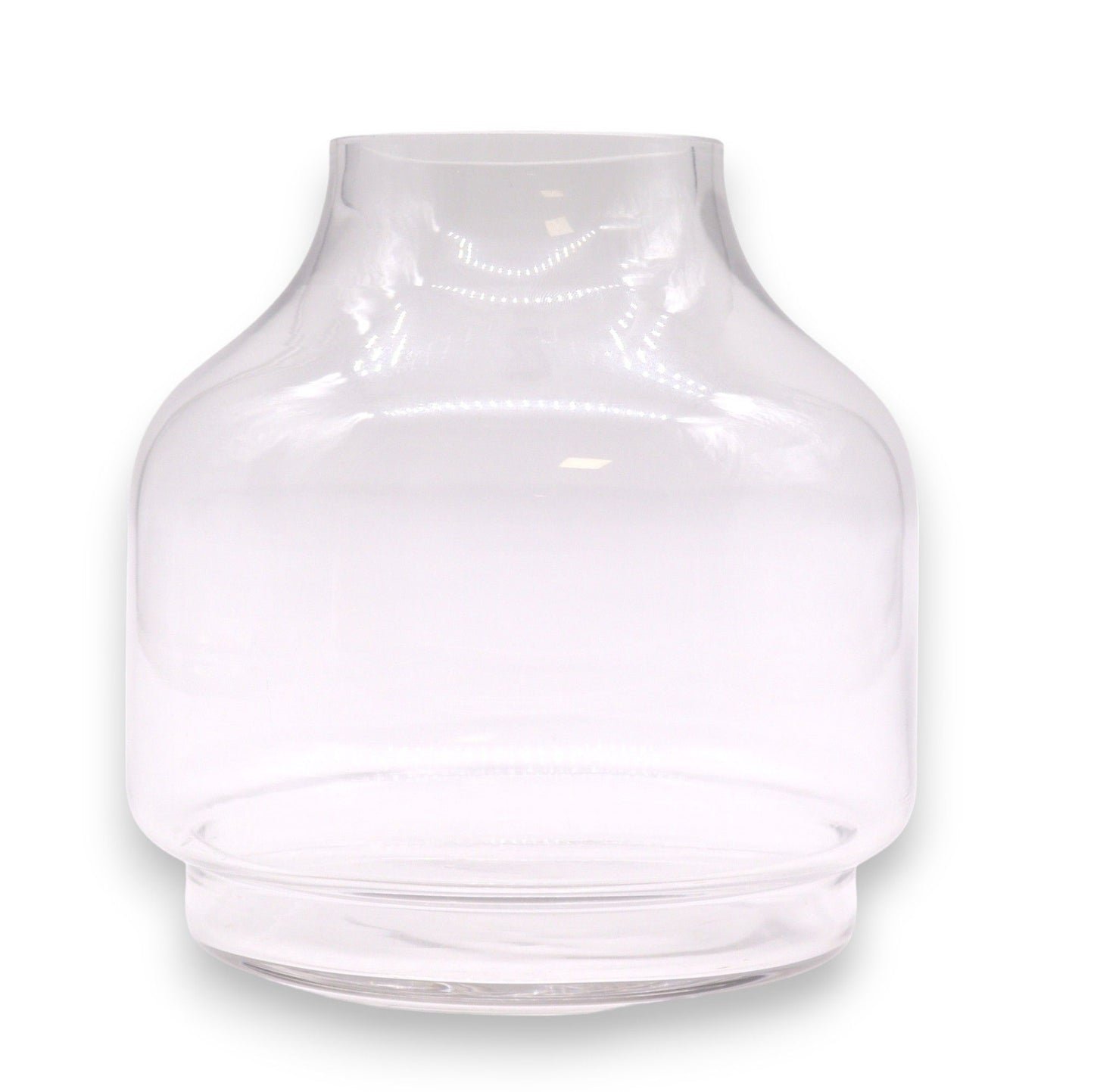 Medium Ball Top Terarium on Dark Tung Wood - 17x22cm