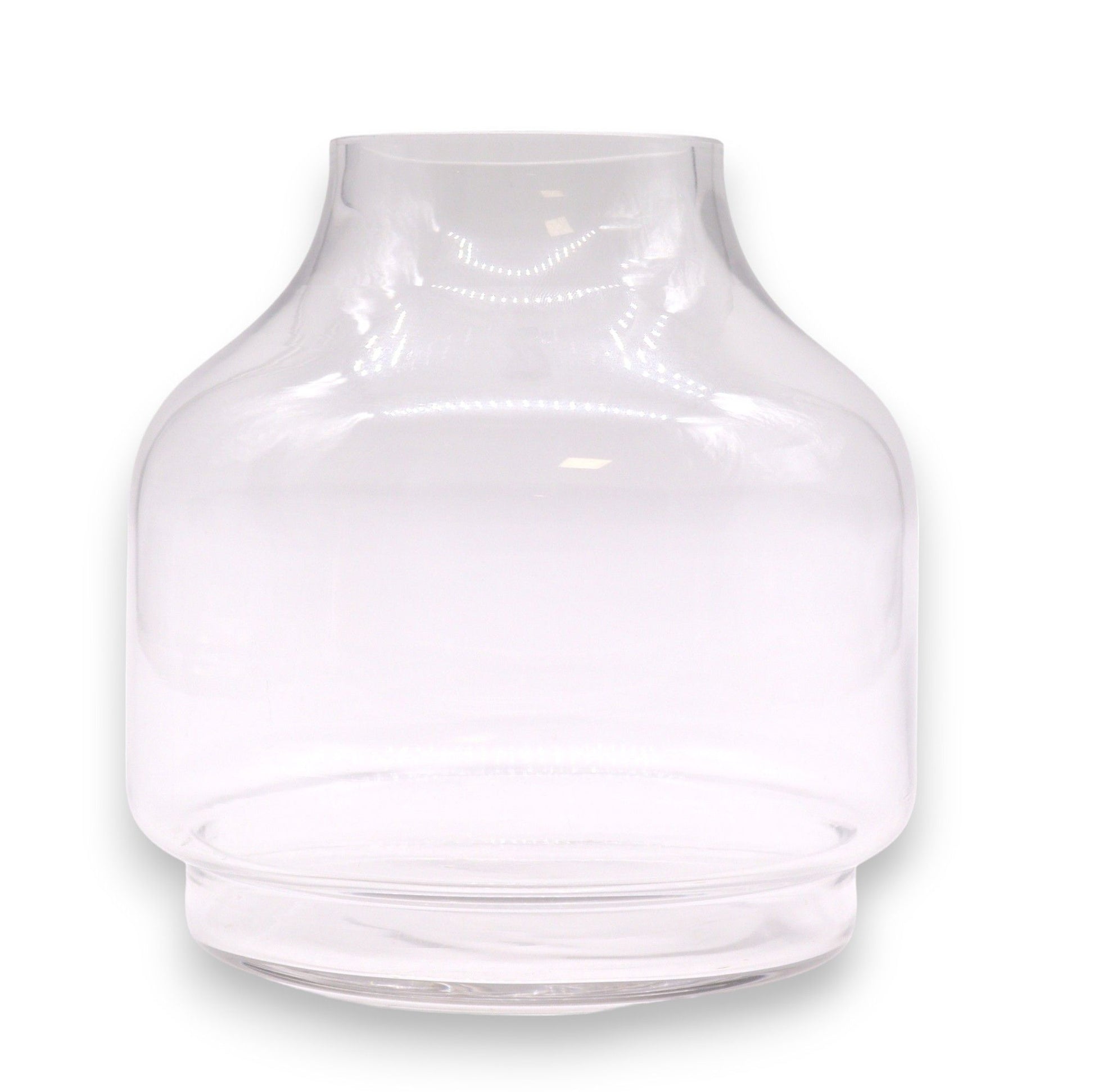 Medium Ball Top Terarium on Dark Tung Wood - 17x22cm