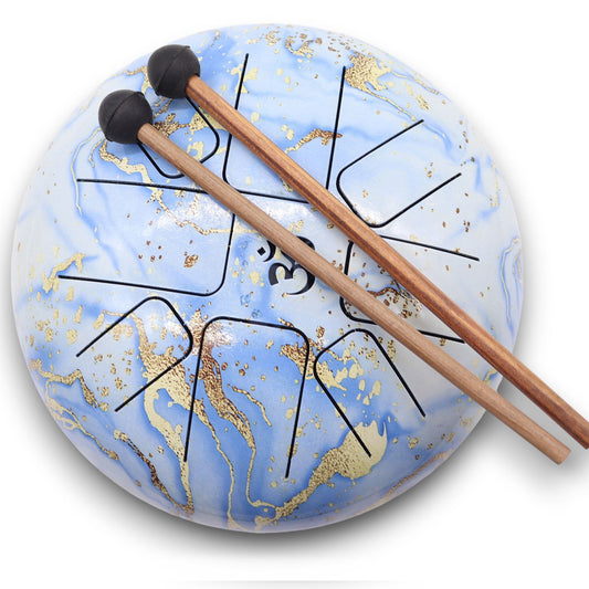 Med Steel Tongue Happy Drums  Blue Sky- 22x18cm