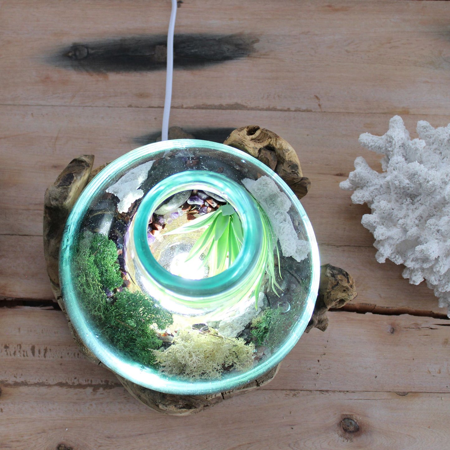 Molten Glass Large Fish Tank - 32cm